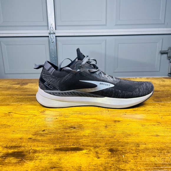 Brooks Other - Brooks Bedlam 3 Running Shoes Mens 12 Black Gray Excellent DNA AMP GuideRails